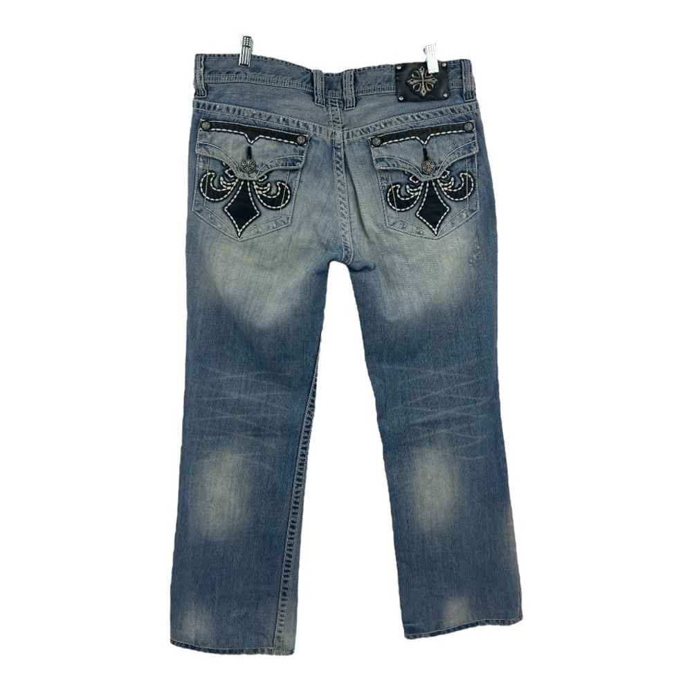 Affliction Cooper Boot Distressed Jean’s SZ 36